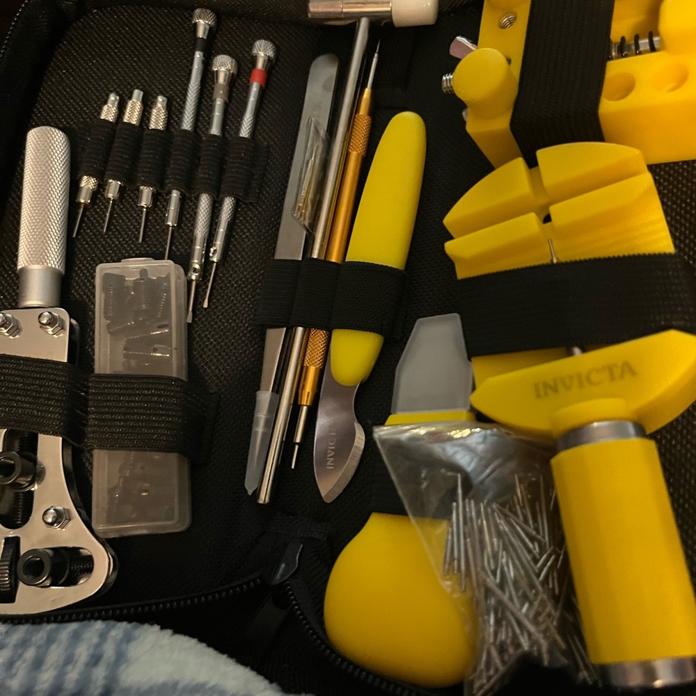 Invicta Watch Travel Tool Kit in Orange